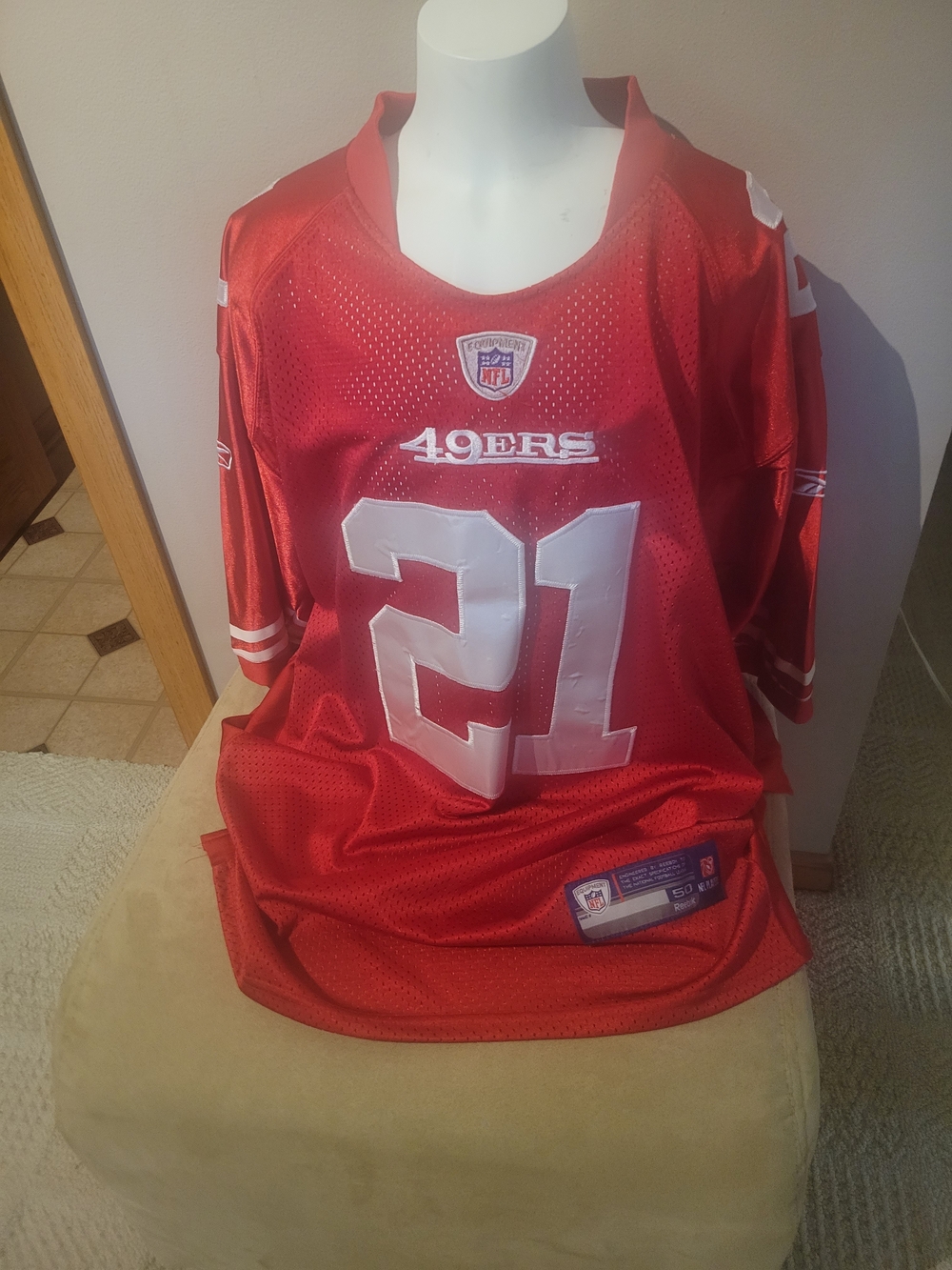 NFL San Francisco 49ers #21 Gore Red  Football Jersey